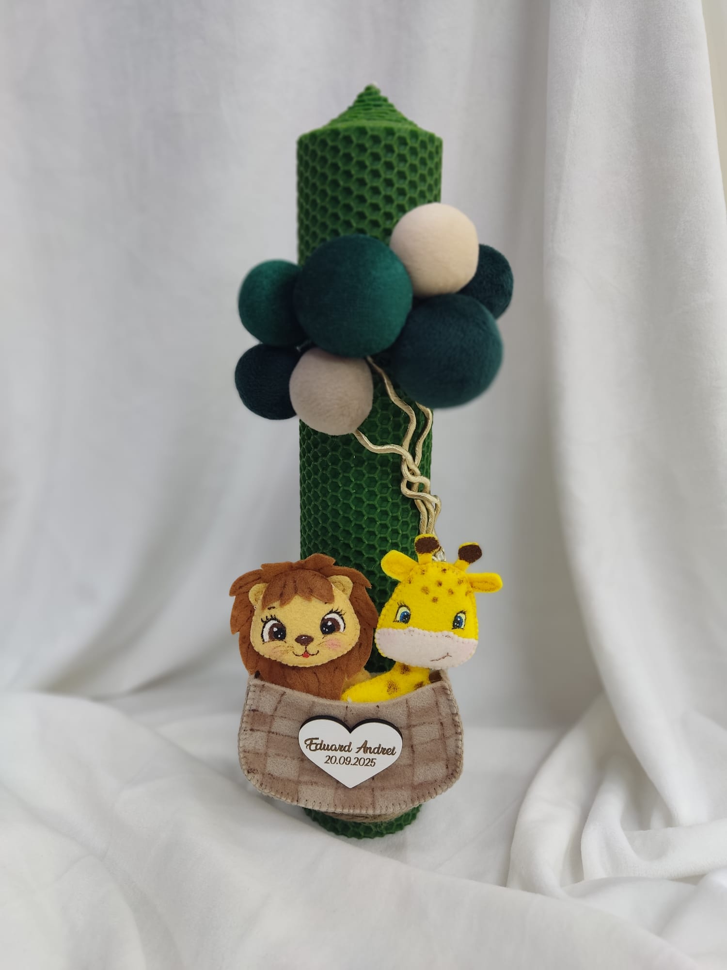 LUMANARE BOTEZ BAIAT TEMATICA SAFARI/JUNGLA